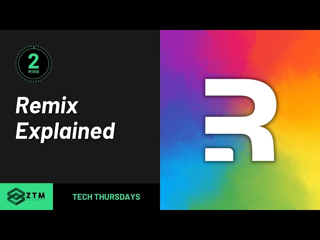 What is Remix? | Remix Explained in 2 Minutes For BEGINNERS.