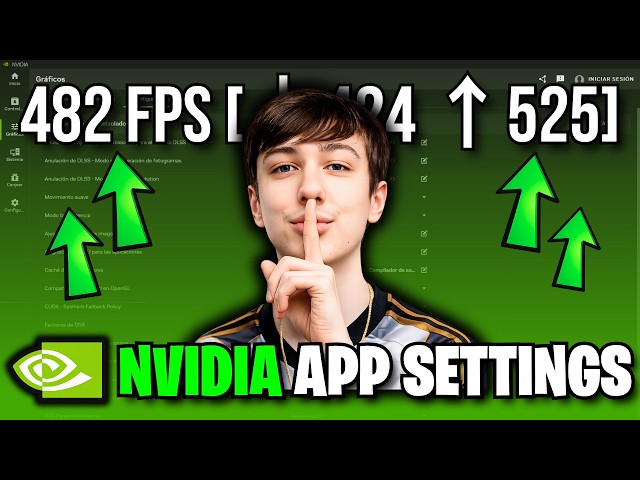 ✅ Configuración NVIDIA APP para FORTNITE 2026 | Más FPS y MENOS Input Lag