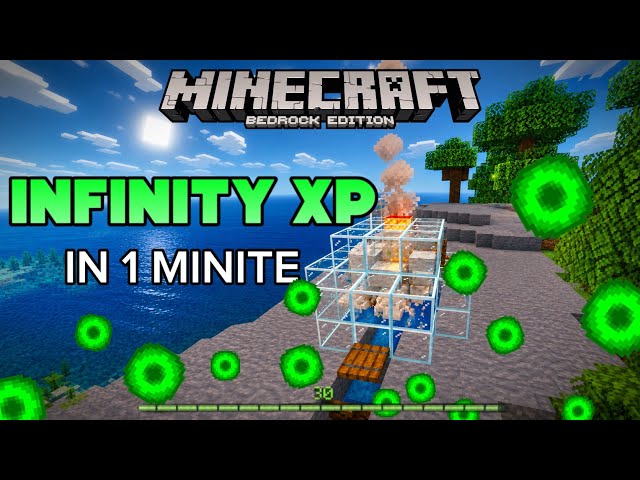 The Fastest & Easiest Infinite XP Farm in Minecraft! 