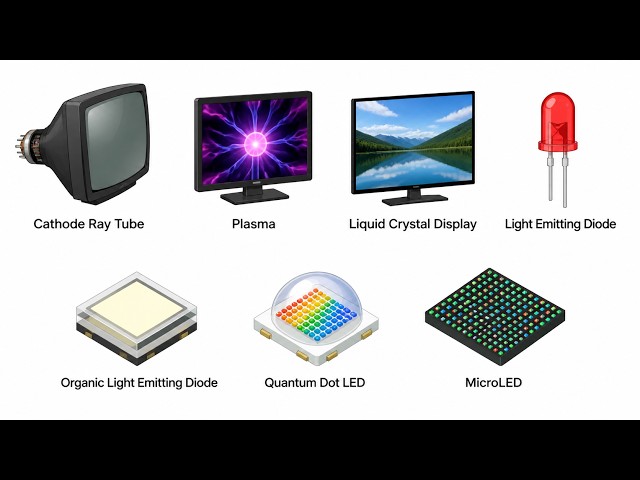 Every Type of TV Screen Explained (CRT to OLED!)