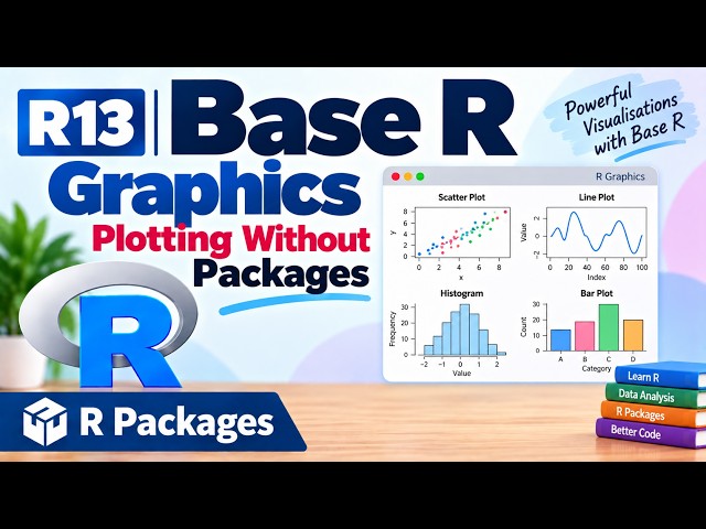 R13 | Base R Graphics — Plotting Without Packages | R Packages | Uplatz
