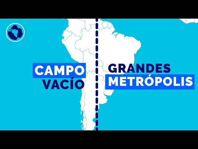 South America, the region of cities