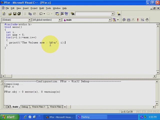 How to use a For Loop in C Language.