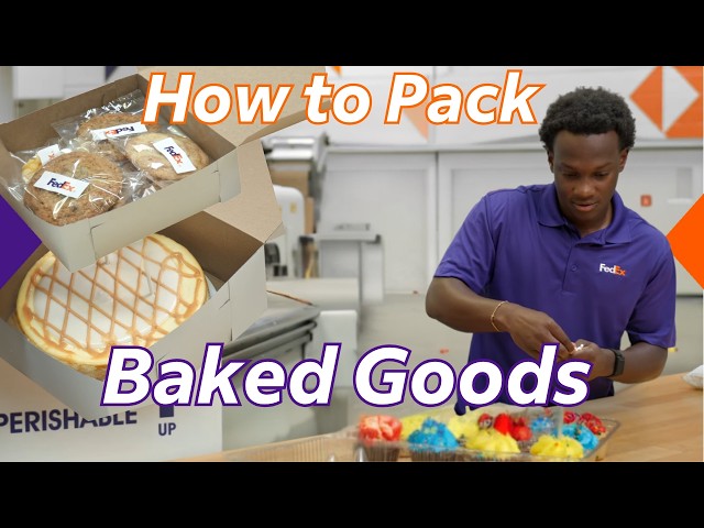 How to Pack & Ship Cookie, Cupcakes, and Cakes | Guide for Shipping Baked Goods with FedEx