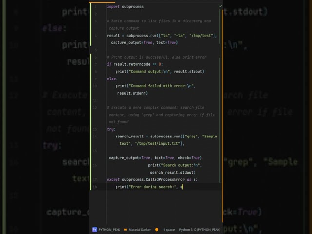 How does subprocess.run simplify command-line calls? Pythons subprocess.run The #hidden Power of
