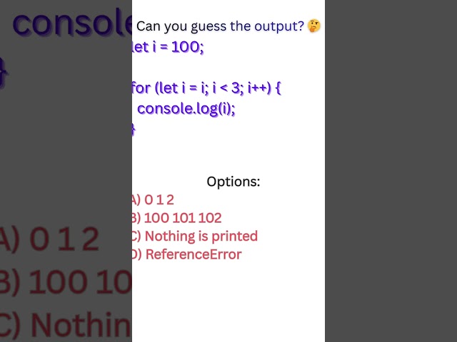 JavaScript Hoisting Question 8 🔥 Can You Guess the Output?
