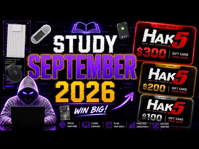 Study September 2026: BIG Giveaways & Community Event | Replace Doomscrolling With Progress!