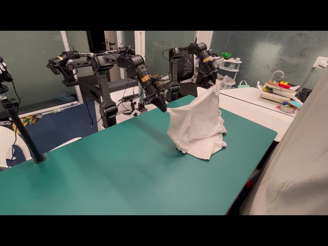 X-VLA: Continuous 120-min Autonomous Cloth-Folding Demonstration — No Human Intervention