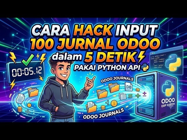 How to Hack Inputting 100 Odoo Journals in 5 Seconds Using Python API