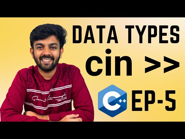 Data Types & User Input | C++ for Beginners Ep-5 | code io - Tamil