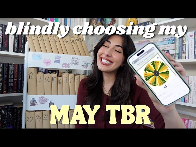 Blindly picking my May tbr📚💌 all the books I want to read in May