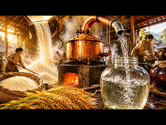 Traditional Rice Wine Production: The Full Process from Field to Bottle