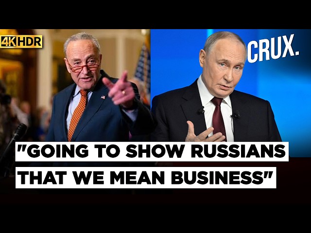 "Trump Has Tried And Failed To Pander To Russia" Chuck Schumer Backs Lindsey Graham's Sanctions Bill