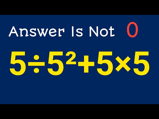 99℅ Will Get This Simple Yet Tricky Math Problem Wrong!