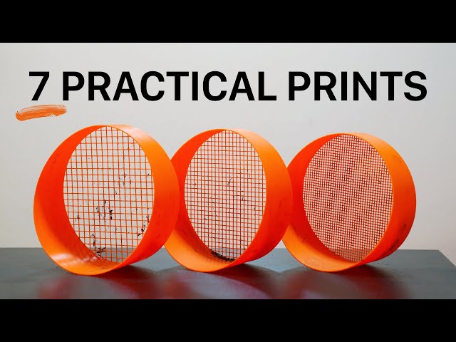 7 actually PRACTICAL 3D prints