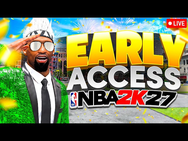 🚨NBA 2K27 PARK EARLY ACCESS! #1 RANKED PLAYER w/ BEST BUILD + BEST JUMPSHOT! NBA2K27 VC GIVEAWAYS!