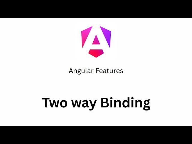 Angular Course - 11 - Two way Binding