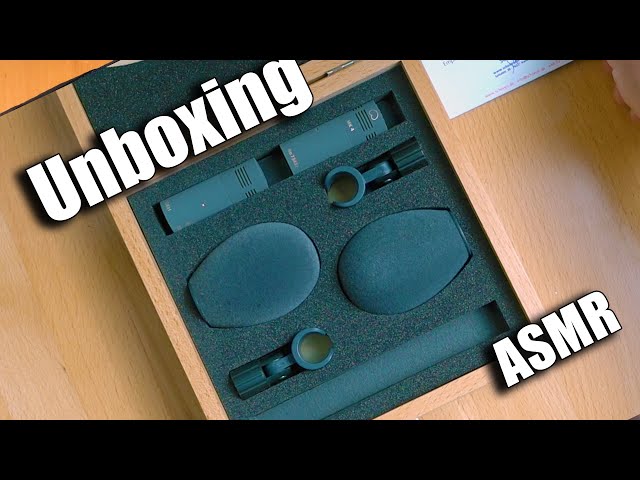 ASMR Unboxing Schoeps CMC1U + MK4 Microphone