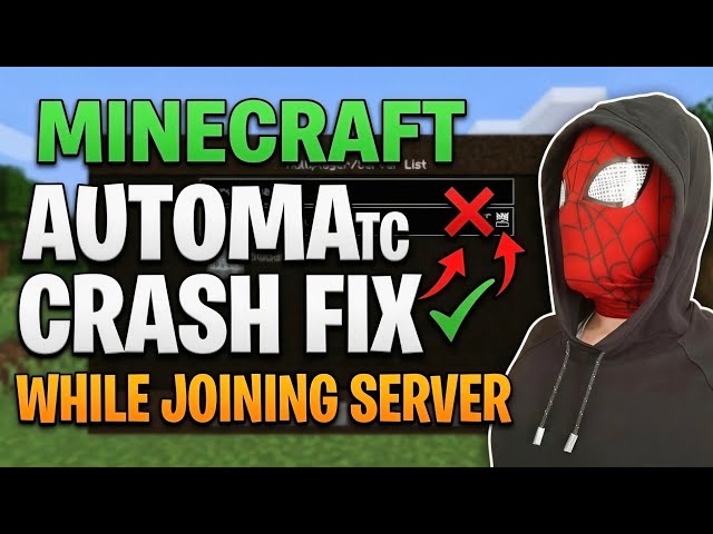 🚨 Minecraft Automatically Crashing While Joining Server? FIXED! ✅