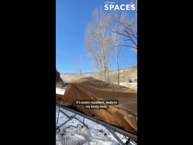 My Cold Weather Sleeping Bag Set Up