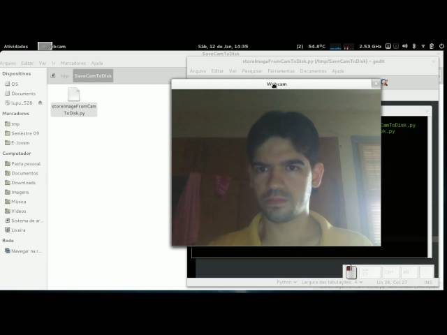 Joseph-Soares.com - Python-OpenCV - Store image from CAM to Disk