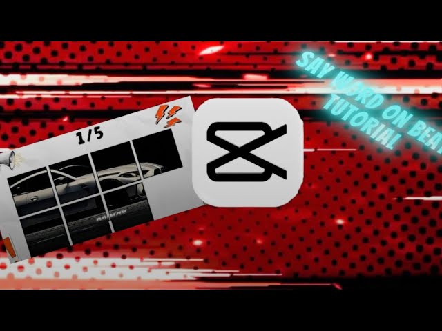How to make Say word on beat edit in capcut || tutorial 