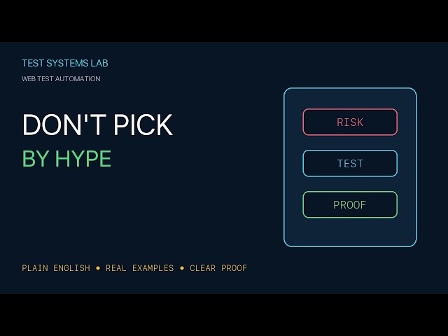 Playwright vs Selenium — Choose for Your Real Constraints