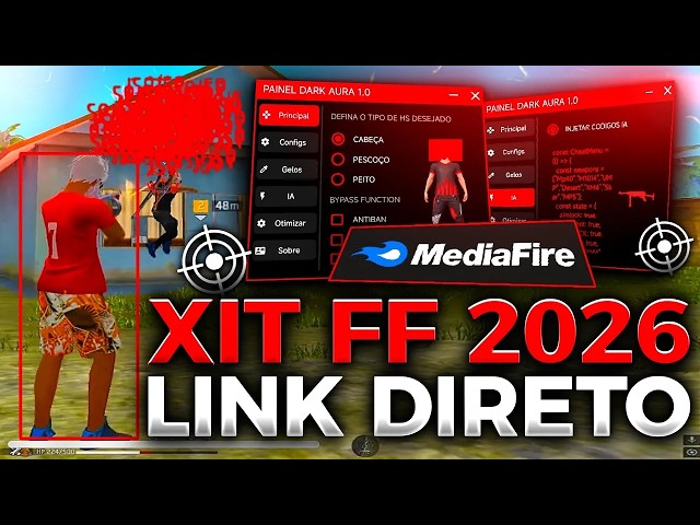 XIT FF 2026 ATUALIZADO ✅ PAINEL XIT ANDROID | IPHONE | XIT FF GRÁTIS 100%!HS 📁 LINK DIRETO MEDIAFIRE