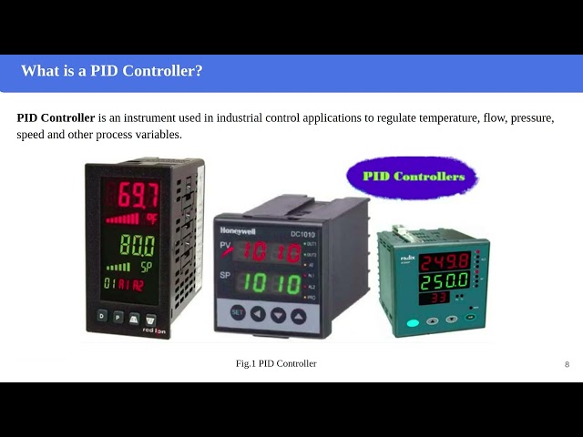 Proportional–Integral–Derivative Controller (PID controller)
