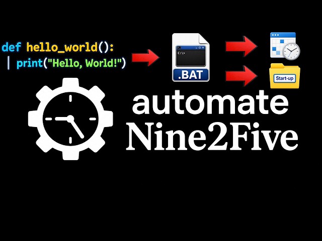 Prerequisite Part 2: Turning Any Python Script into an Automated Windows Task