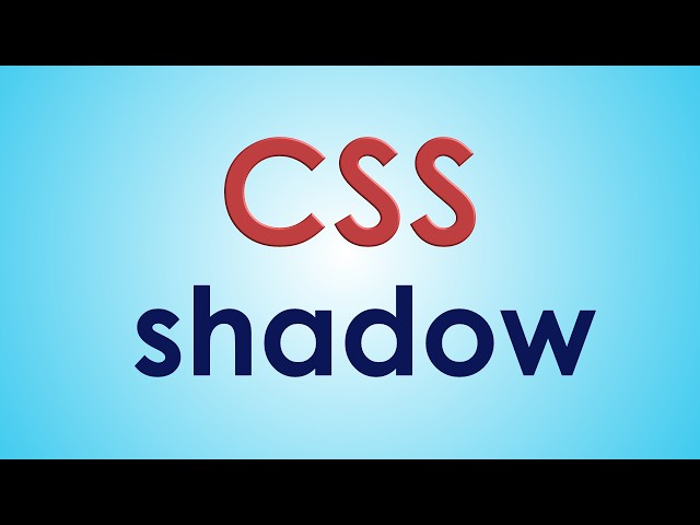 Las propiedades de SOMBRAS en CSS