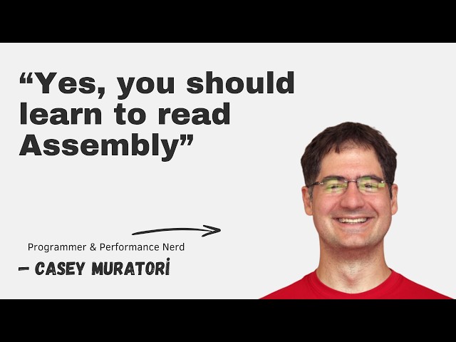 Why performant code matters (but gets widely ignored), with Casey Muratori