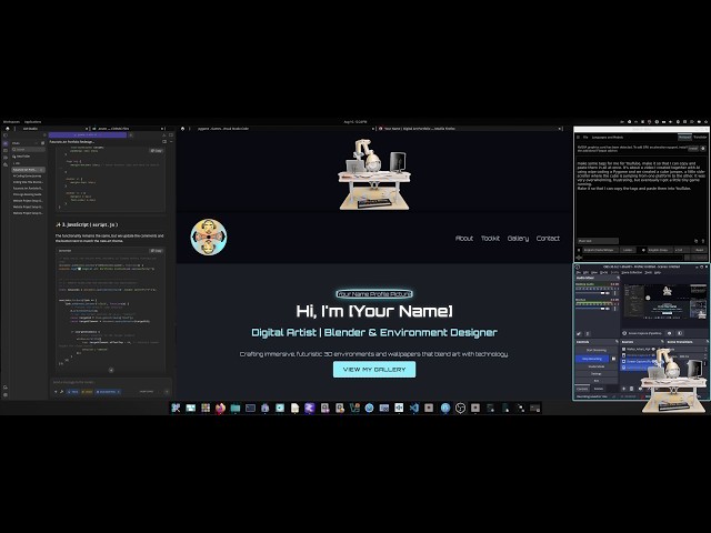 Vibe Code Website Template: What I’ve Been Able to Vibe Code So Far (Local AI)