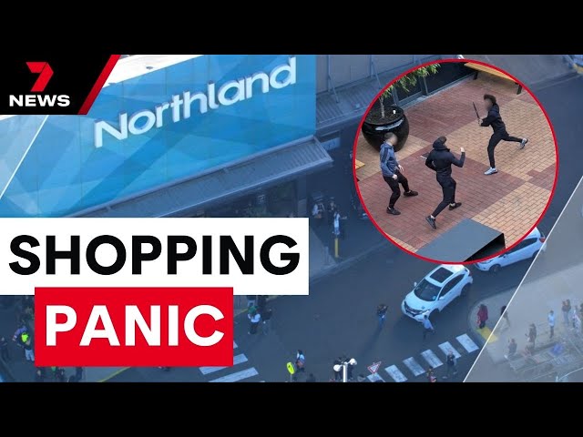 Rival gangs clash at Melbourne’s Northland Shopping Centre | 7NEWS