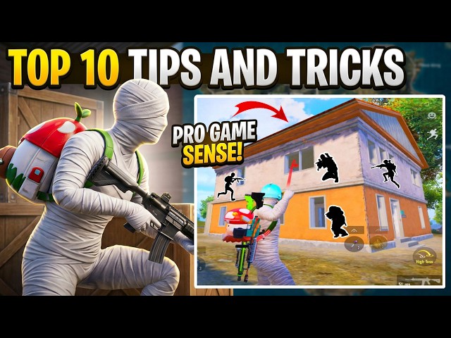 Top 10 Game Sense Tips That PRO Players Use! (PUBG Mobile)