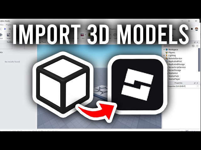 How To Import 3D Models In Roblox Studio - Tutorial