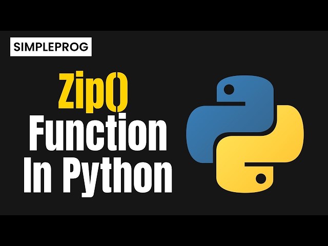 Zip function in python | How zip() works in python | Python Concepts | simpleprog