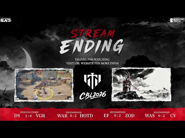 CBL 2026 - GroupStage - DS vs VGR - WAR vs HOTD - WAS vs CV