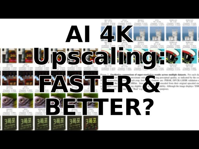 This New AI Upscales Images to 4K Insanely Fast, But There's a Major Catch