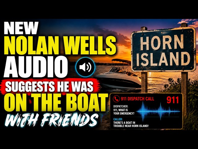 New Nolan Wells audio suggests he was on the boat with friends