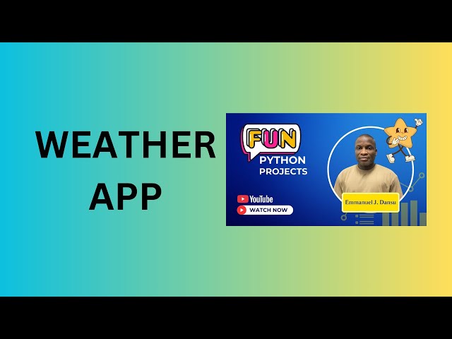25. Weather App