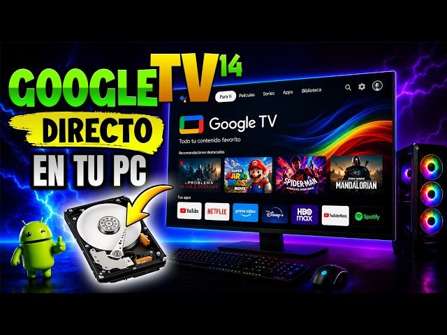 🚀How to install Google TV 14 DIRECTLY on your PC