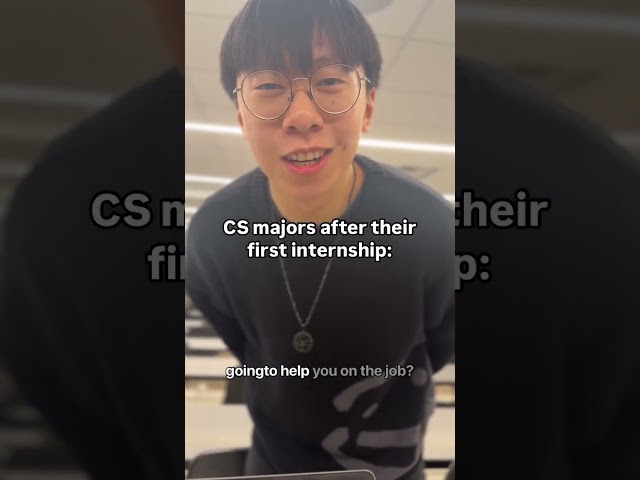 Bro Did 1 Internship and Switched Up 😭 #intern #csmajor #softwareengineer #sweintern