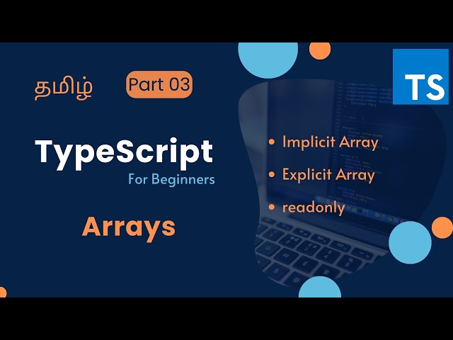 TypeScript Arrays Tamil | TypeScript for Beginners in Tamil