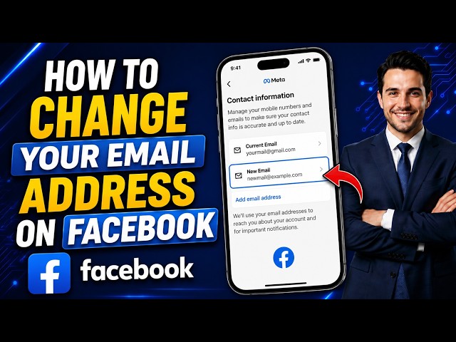 How To Change Your Email Address On Facebook (Full Guide) | Step-by-Step Guide