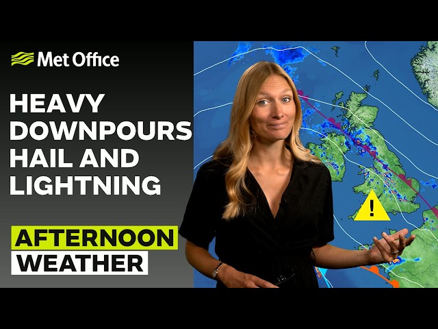 26/08/2026 - Thunderstorms Heading In - Afternoon Weather Forecast UK - Met Office Weather