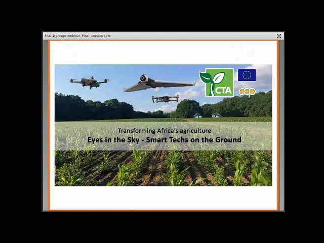 Unmanned Aerial Vehicles (UAV) for Agriculture Dgroups