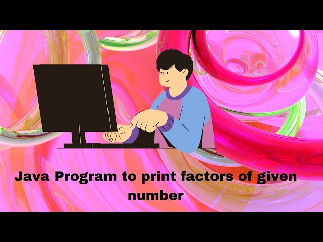 Java program to print factors of given number || VS Code