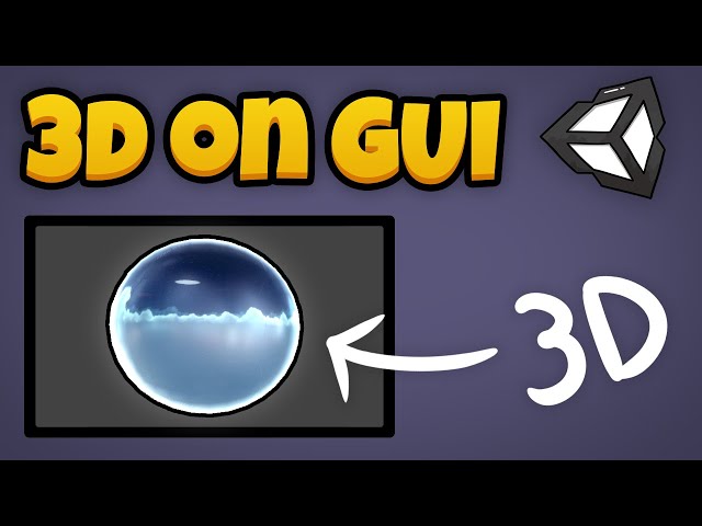 Placing 3D objects on a Unity canvas
