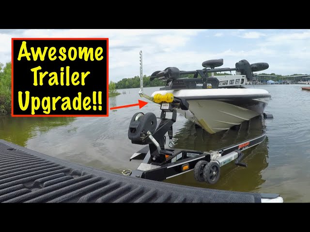 Installing The Drotto Boat Launch & Load System!  #boatlife #bassfishing #bassboat
